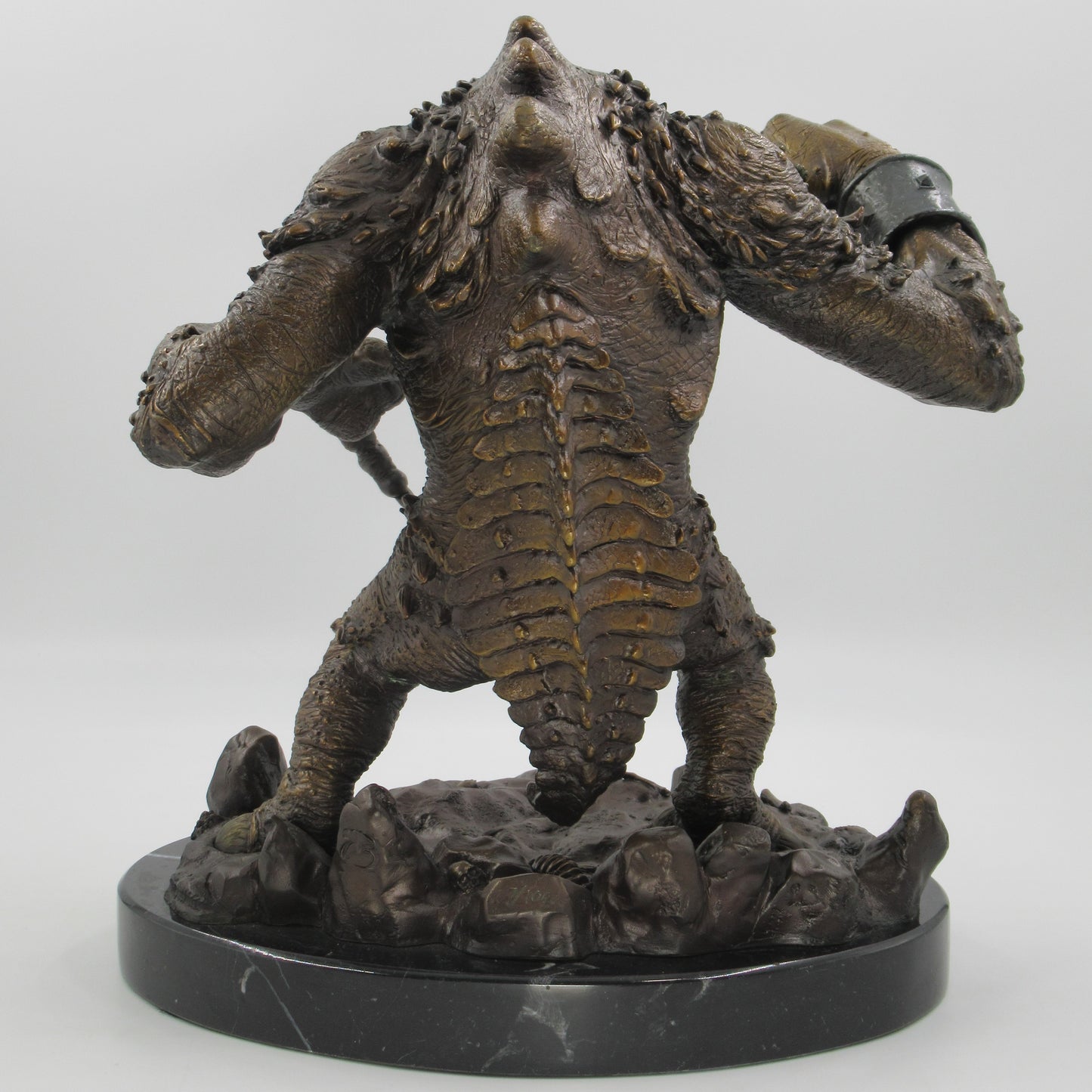 STAR WARS Solid Bronze Rancor Pit Monster Statue - Bowen & Dark Horse (1998)