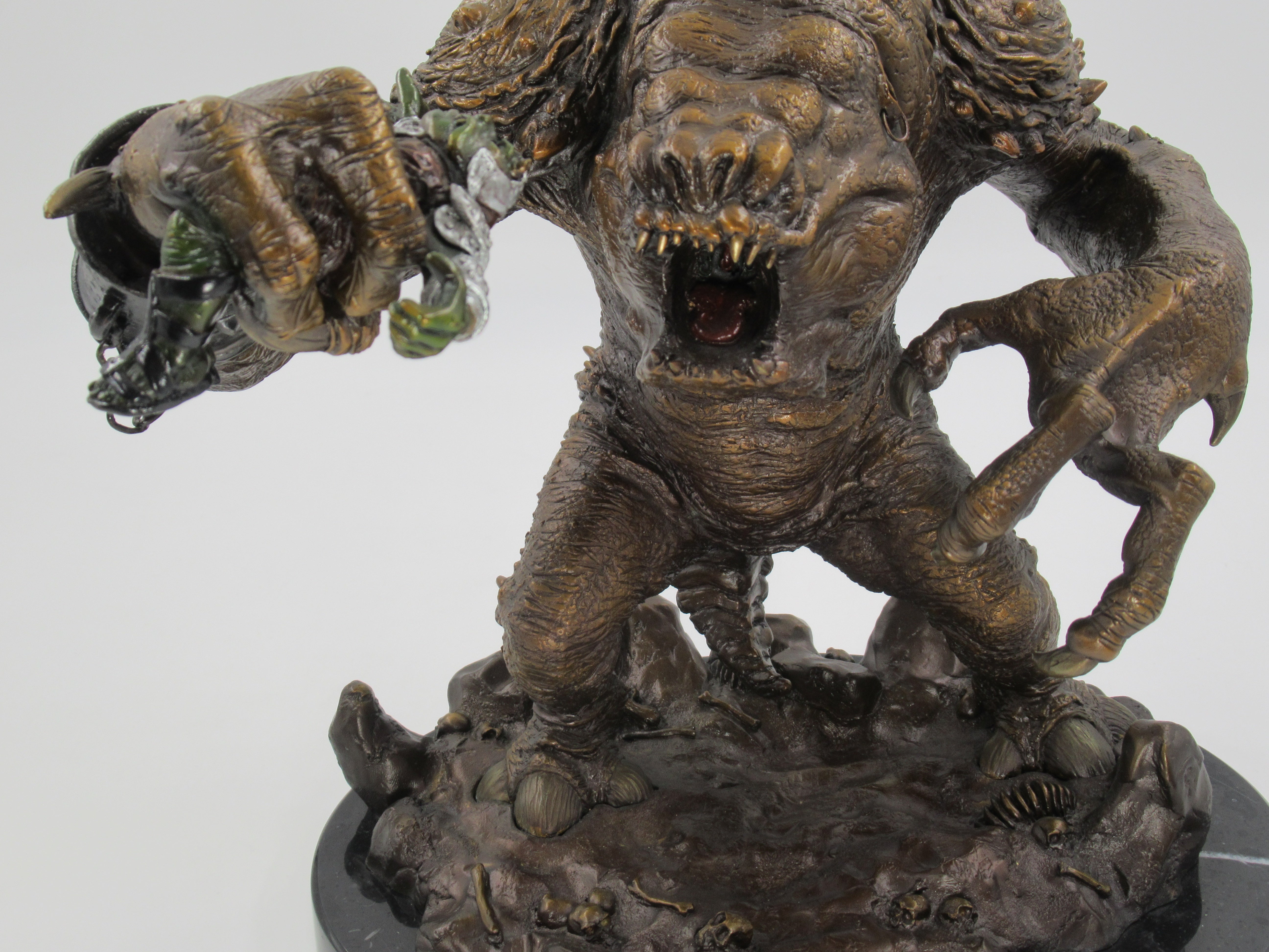 STAR WARS Solid Bronze Rancor Pit Monster Statue - Bowen & Dark Horse (1998)