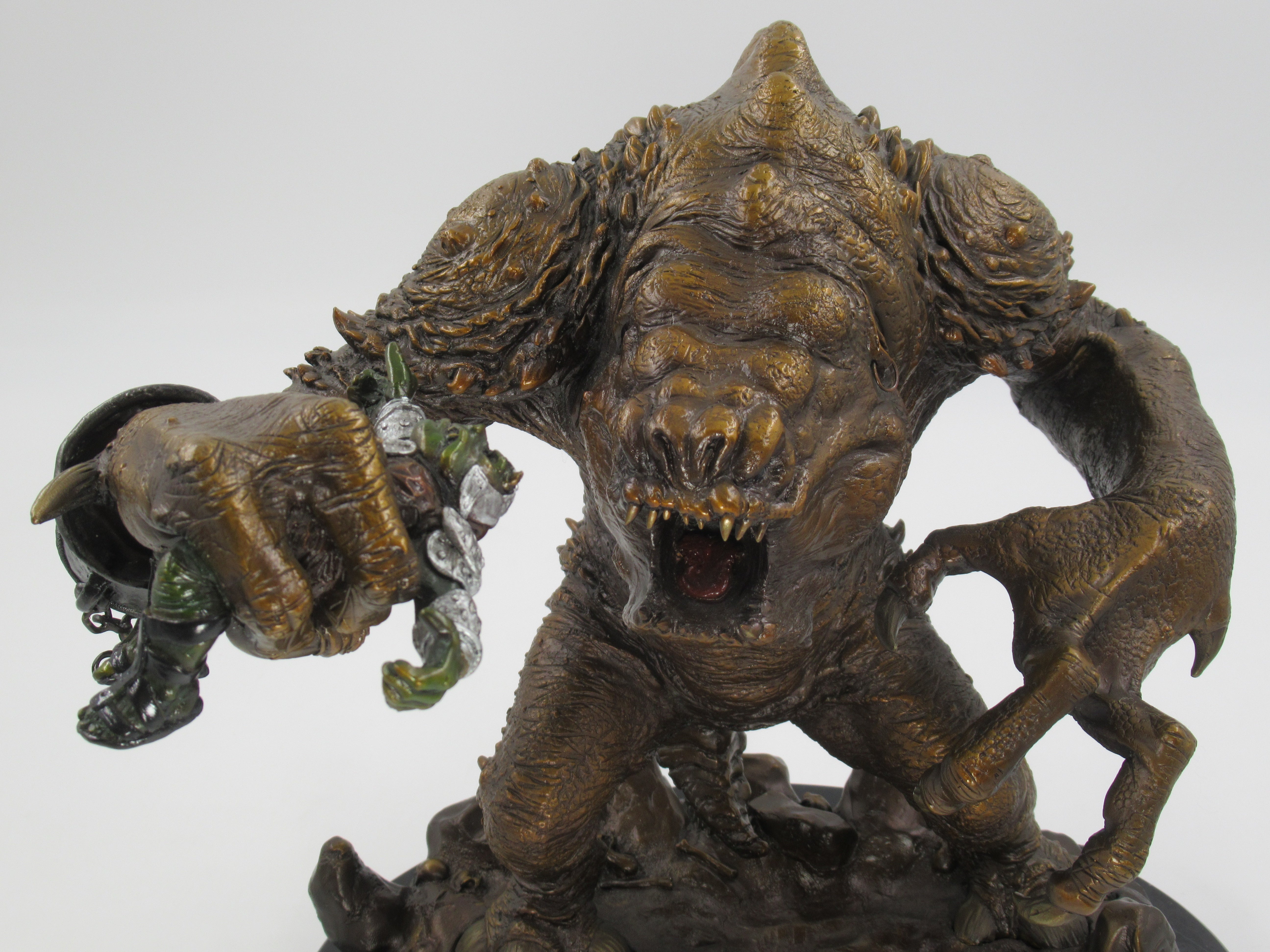 STAR WARS Solid Bronze Rancor Pit Monster Statue - Bowen & Dark Horse (1998)