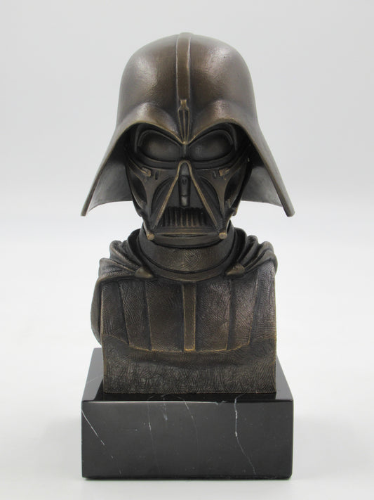 STAR WARS Solid Bronze Ralph McQuarrie Darth Vader Bust Statue - Gentle Giant