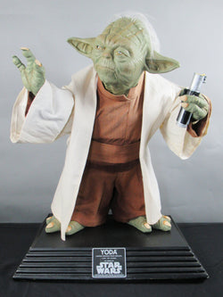 STAR WARS Yoda Life Size Figure - Rubie's Prop Replica (2002) Episode II: Attack of The Clones