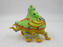 JIM WOODRING Mr. Bumper Vinyl Figure Red/Green - StrangeCo (2006) Art Toy