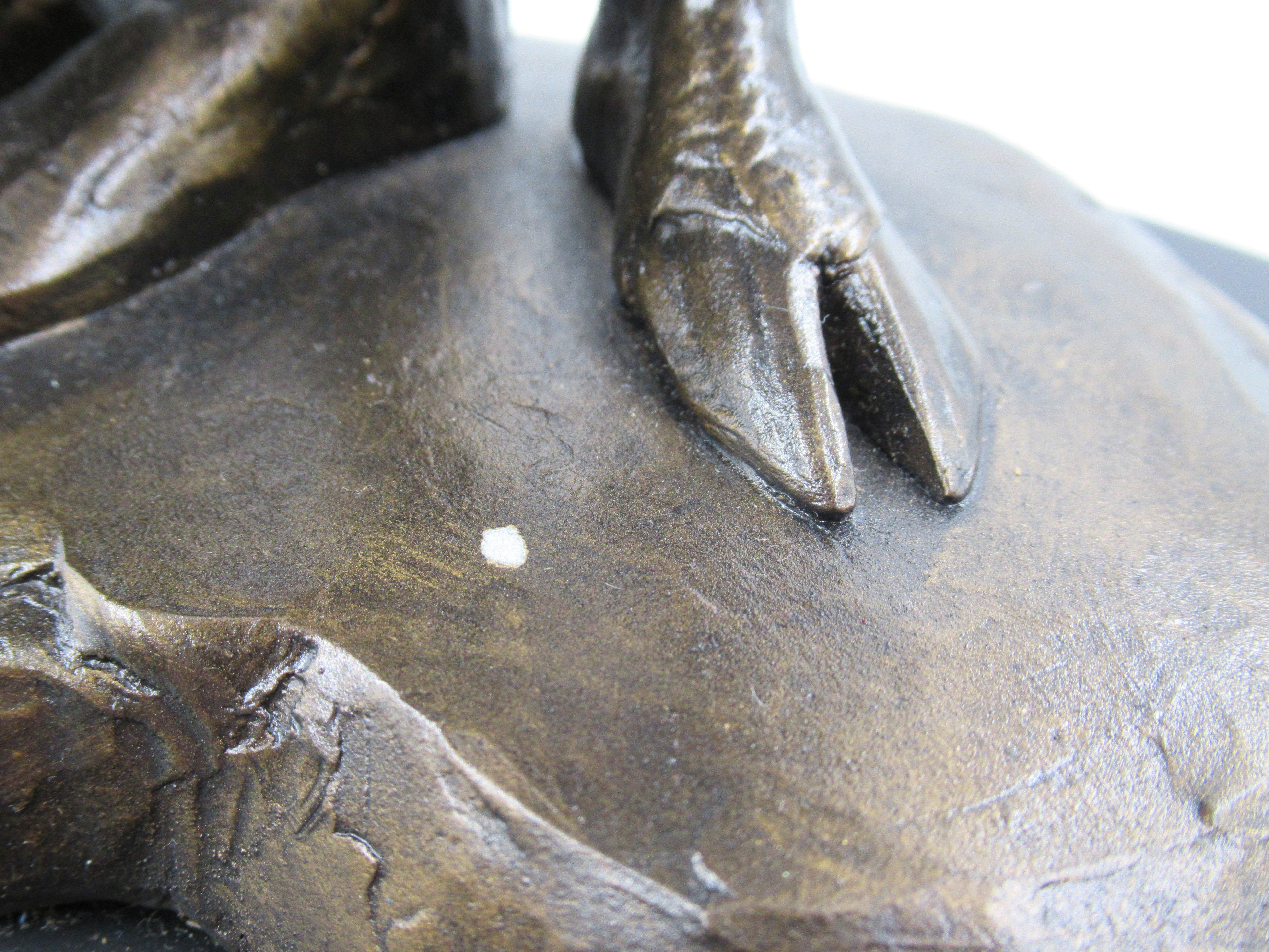 HELLBOY Hellbaby 16" Faux Bronze Statue - Sideshow Collectibles (2004)