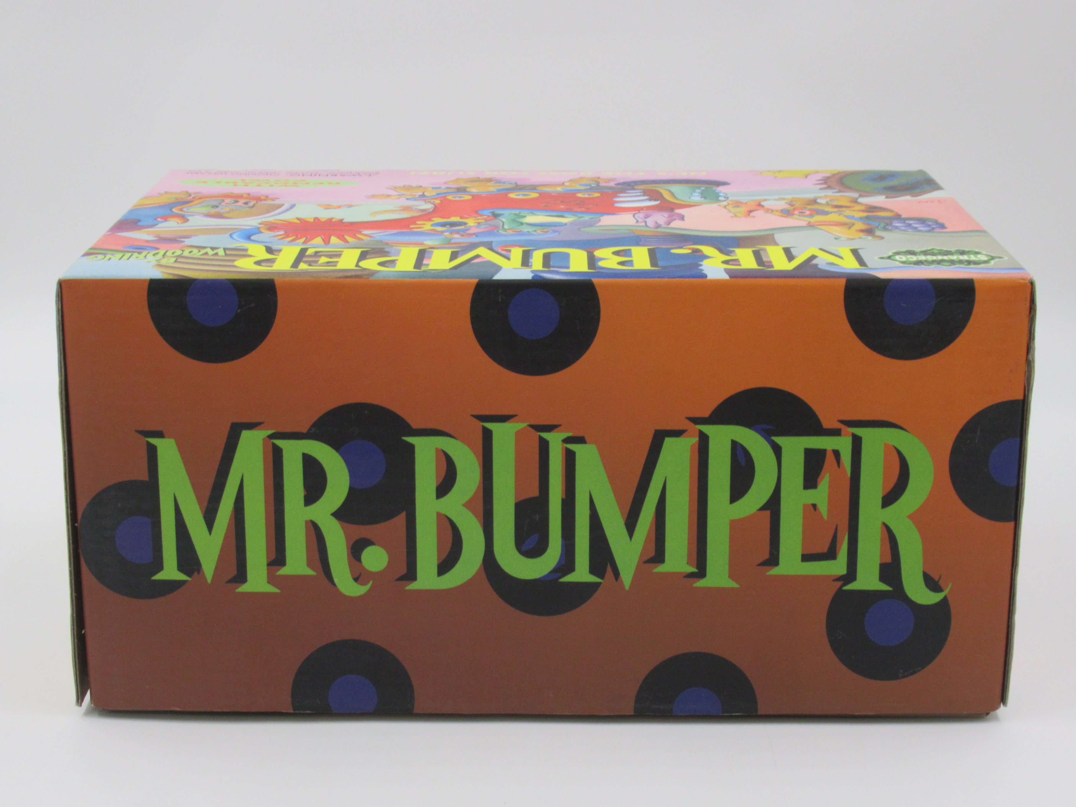 JIM WOODRING Mr. Bumper Vinyl Figure Red/Green - StrangeCo (2006) Art Toy