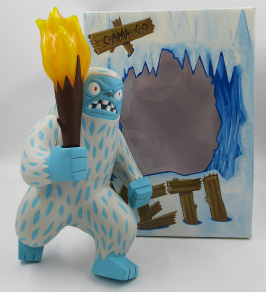 GAMA-GO The Yeti 11" Figure - Ningyoushi/Tim Biskup (2008) Vinyl Art Toy & Torch