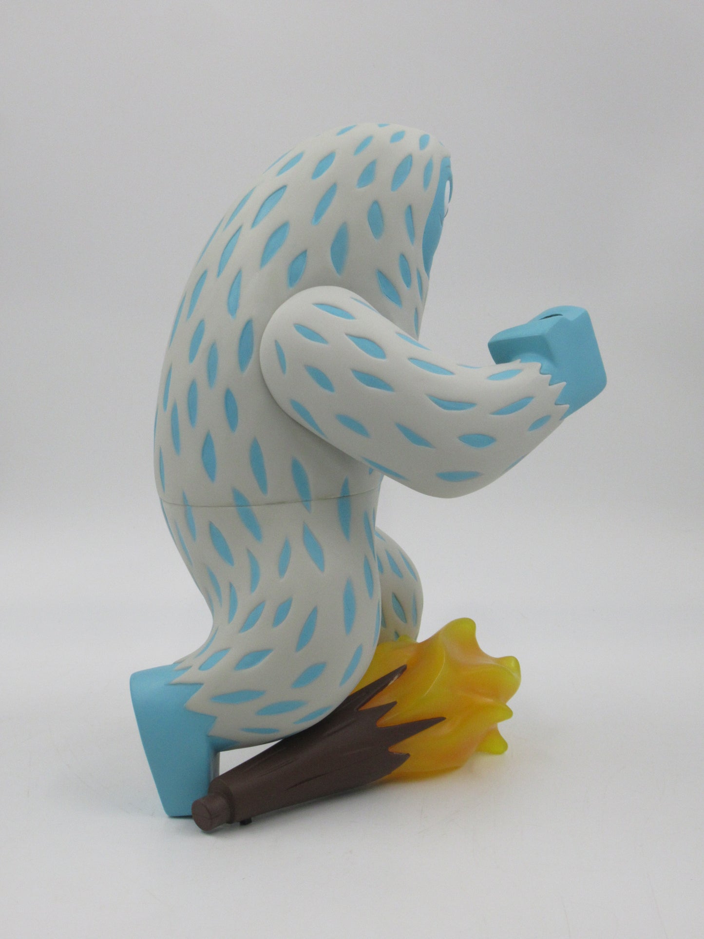 GAMA-GO The Yeti 11" Figure - Ningyoushi/Tim Biskup (2008) Vinyl Art Toy & Torch