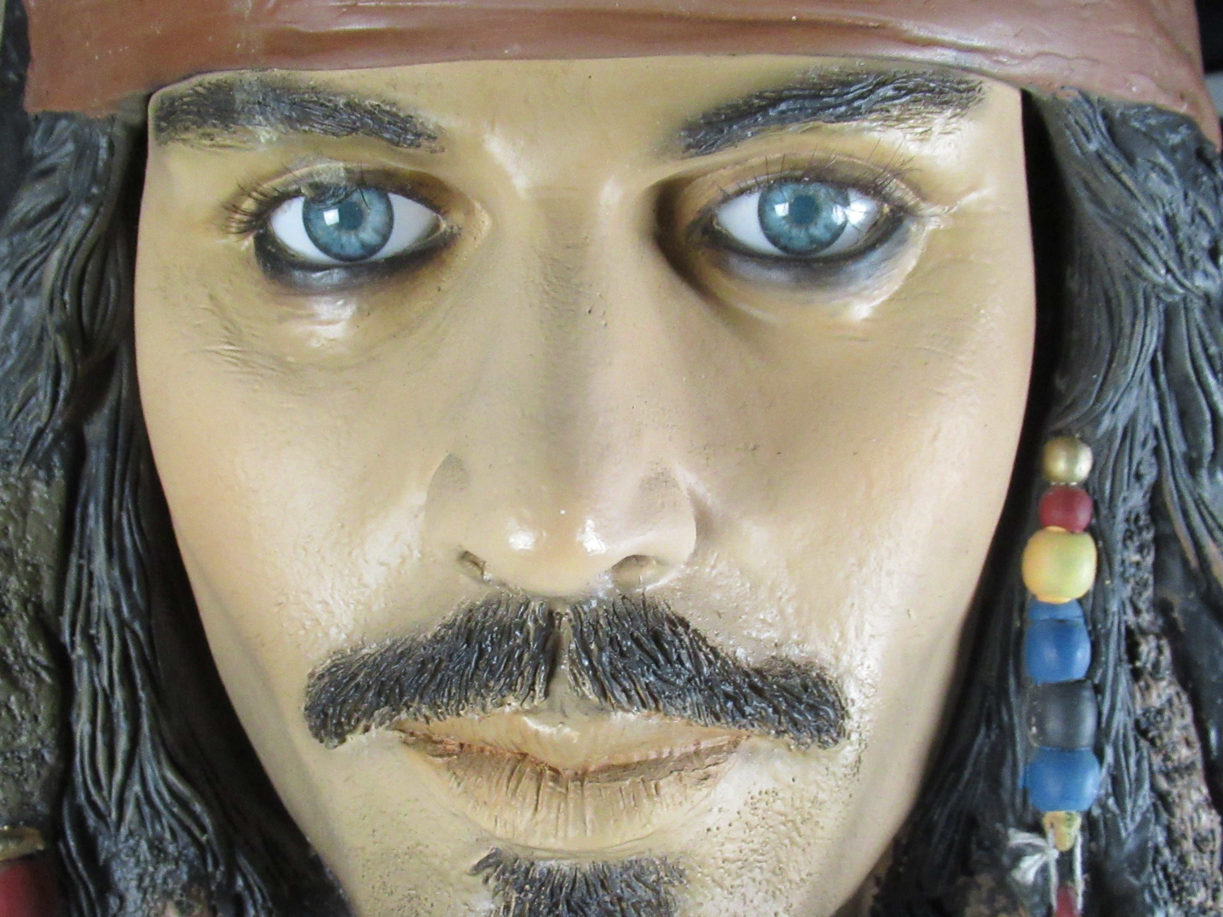 PIRATES OF THE CARIBBEAN Life Size Jack Sparrow - Studio OXMOX/Muckle Mannequins (c. 2000s) One of a Kind