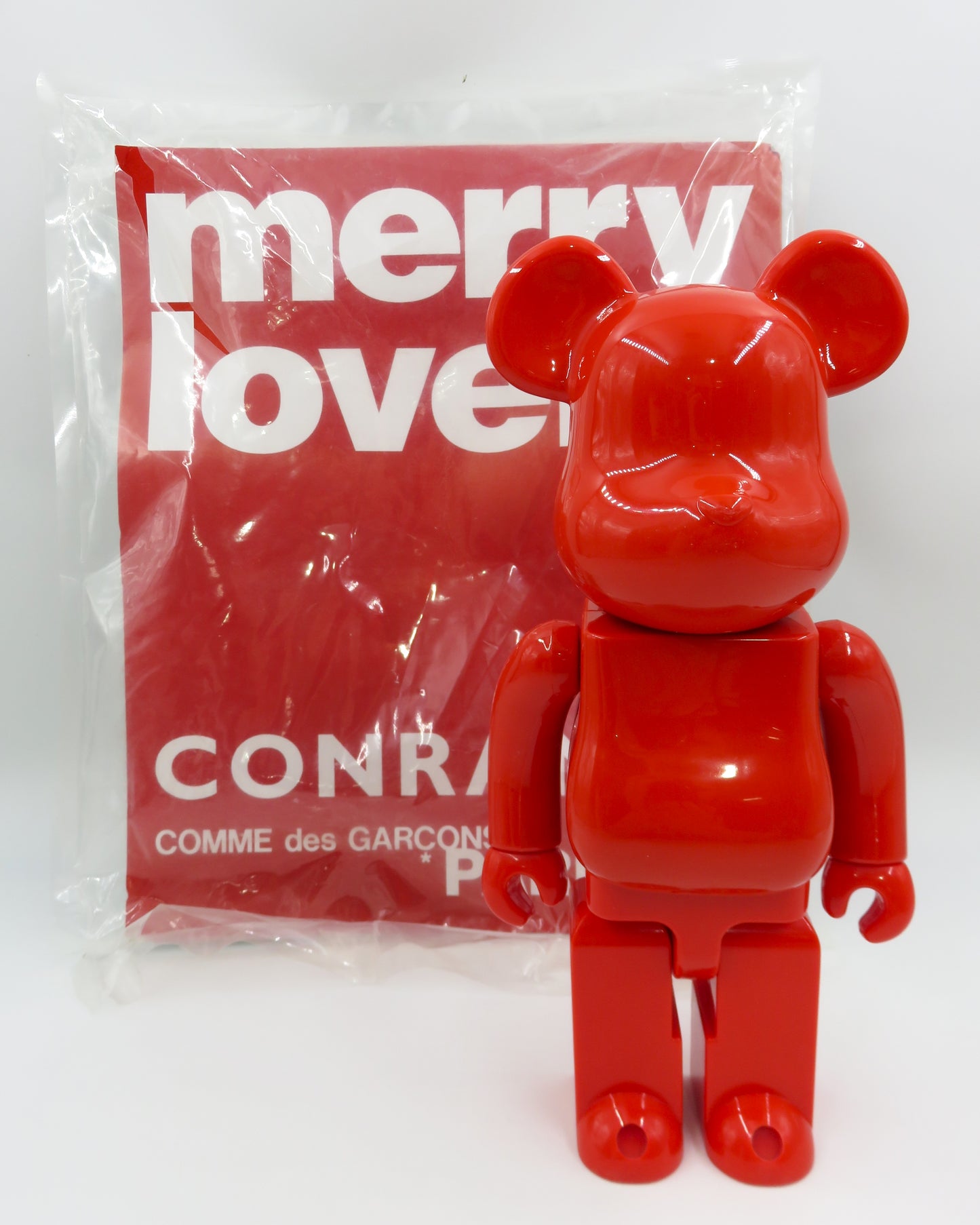 BEARBRICK x Comme Des Garcon Merry Lovers 400% Loose Figure - Medicom Toy (2004) Be@rbrick Designer Art Toy