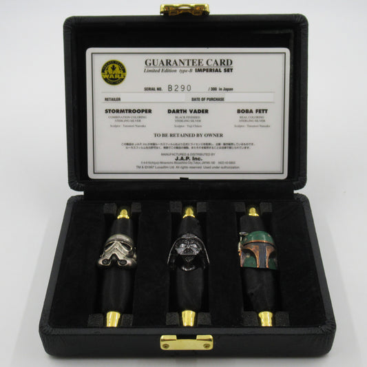 STAR WARS 20th Anniversary Galaxy Collection Imperial Ring Set - J.A.P. Inc (1997) Limited Edition