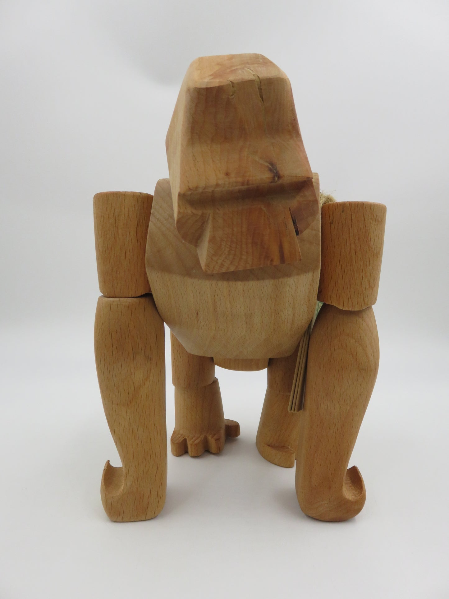 HANNNO The Wooden Gorilla Figure - Areaware (2000s) Designer Art Toy