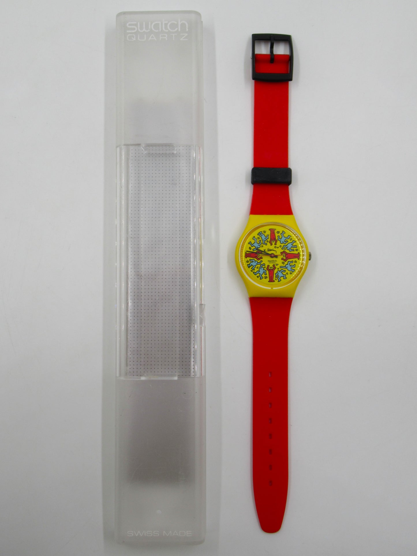 KEITH HARING Model GZ100 Quartz Wristwatch - Swatch (1985) #4319/9999