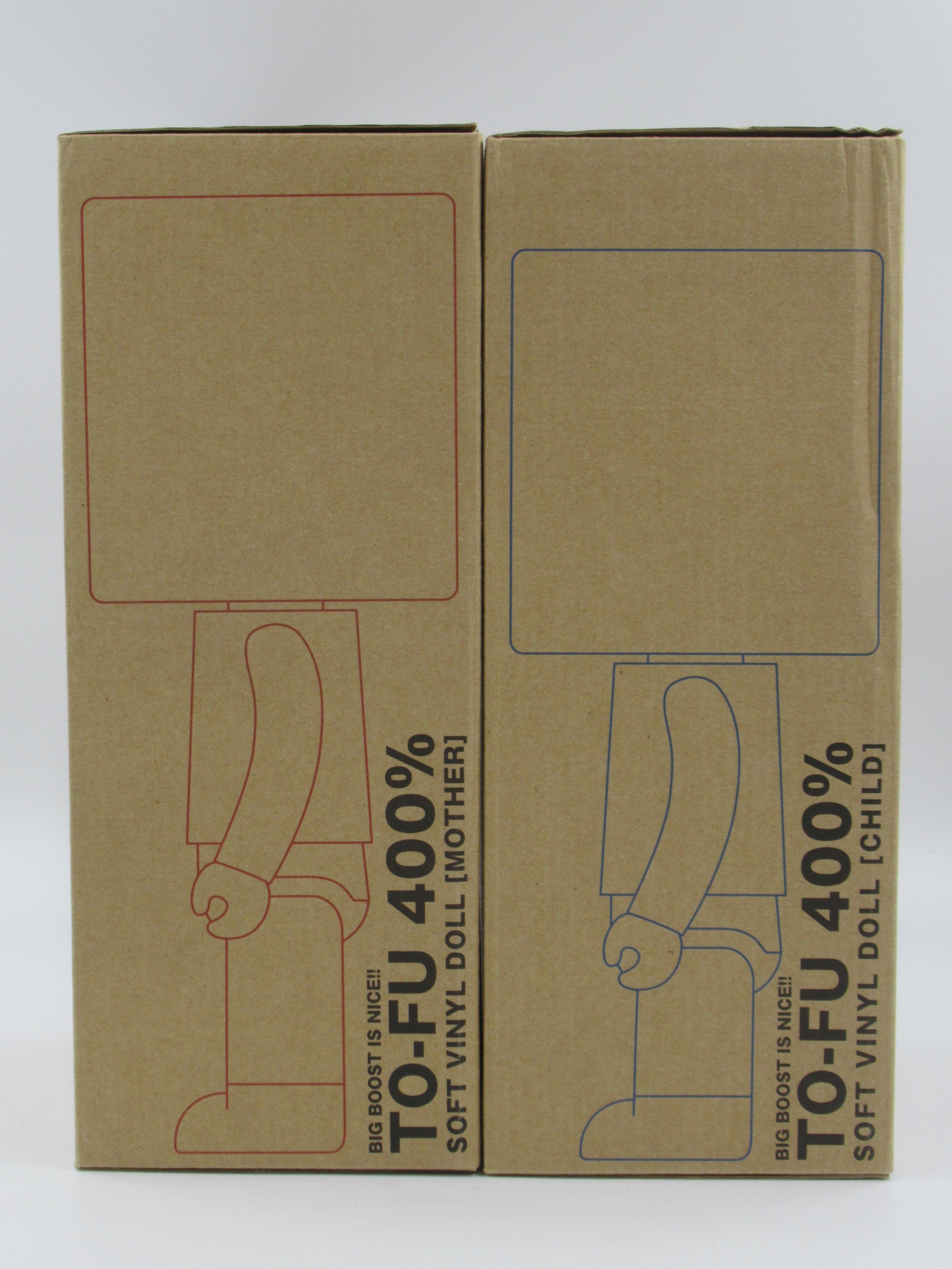 KUBRICK To-fu Mother & Child 400% Figure Set - Medicom Toy (2002) Limited Edition Art Toy Set