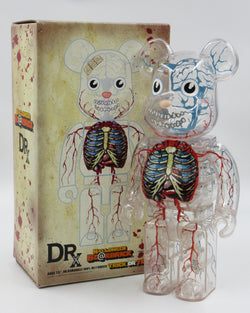 BEARBRICK Dr. Romanelli 400% Figure - Medicom Toy (2008) DRX Halloween Trick or Treat Art Toy