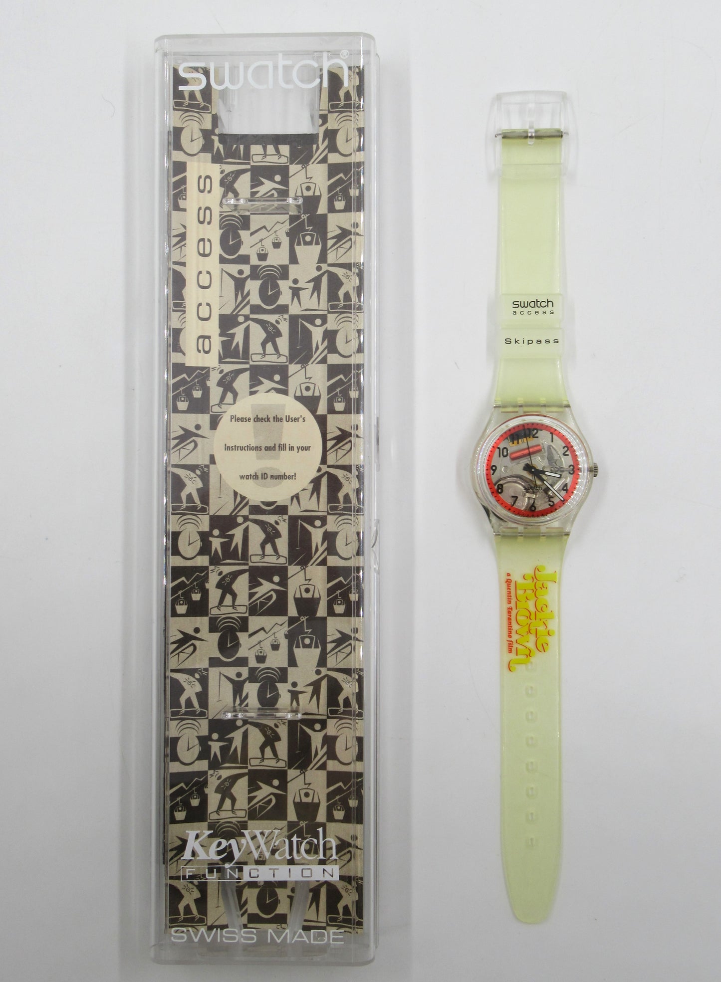 QUENTIN TARANTINO Jackie Brown Quartz Wristwatch - Swatch (1997)