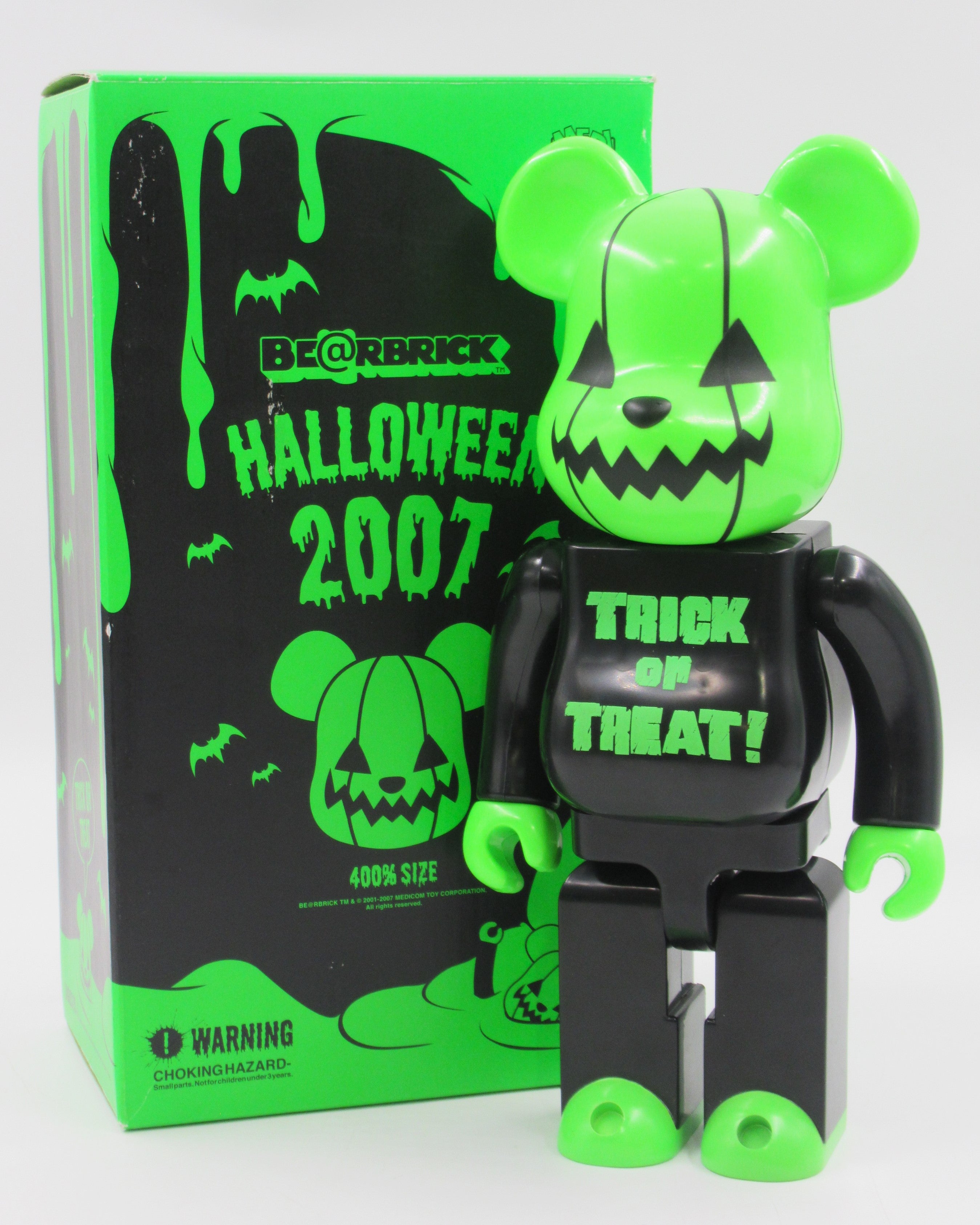 BEARBRICK Halloween 400% Figure - Medicom Toy (2007) Be@rbrick Art Toy