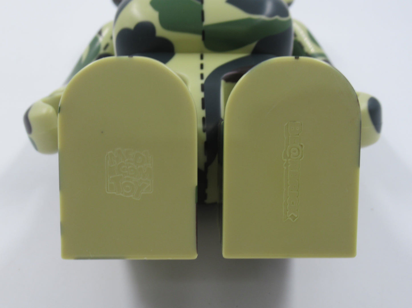 BEARBRICK Green Camo Bape Play 400% Figure - Medicom Toy (2003) Bathing Ape Art Toy