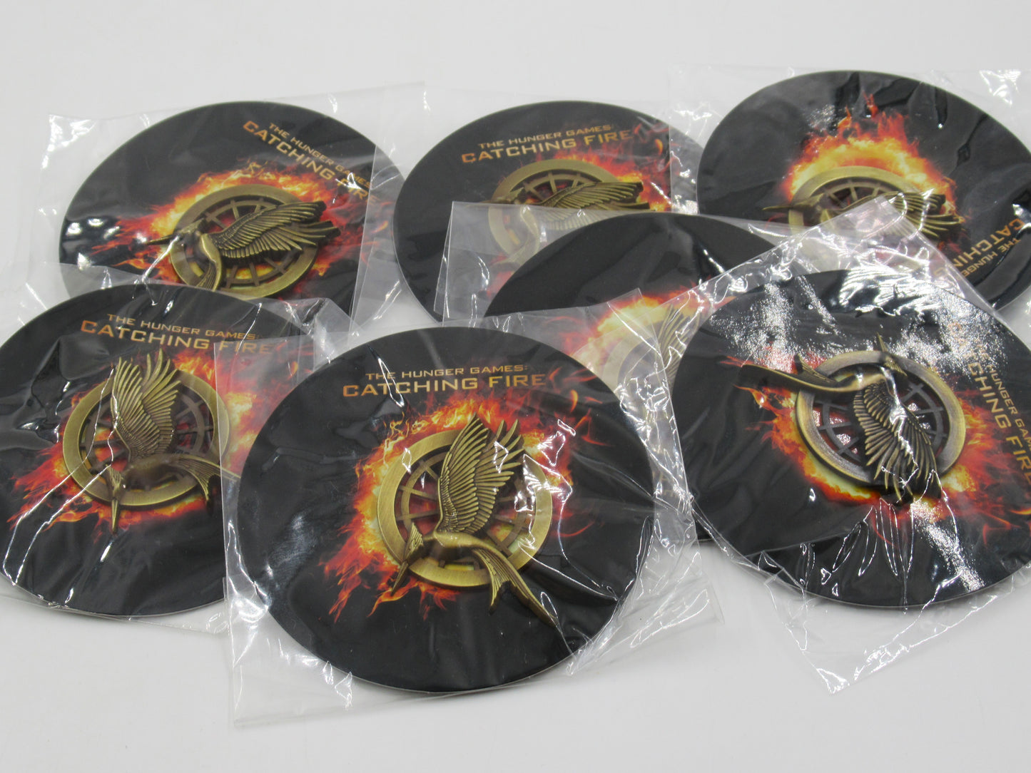 HUNGER GAMES Catching Fire Exclusive Promo Pins - SDCC (2013)