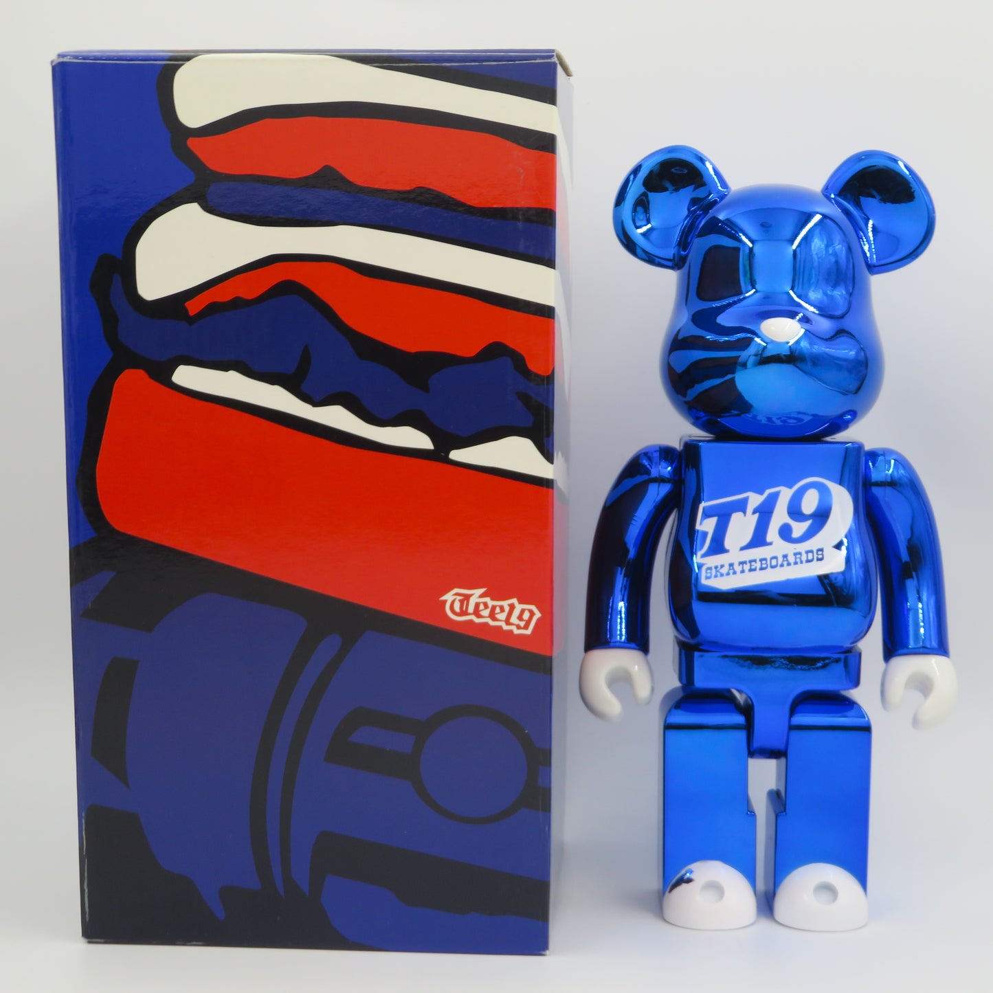 BEARBRICK T19 Skateboards 400% Figure - Medicom Toy (2009) Be@rbrick Art Toy