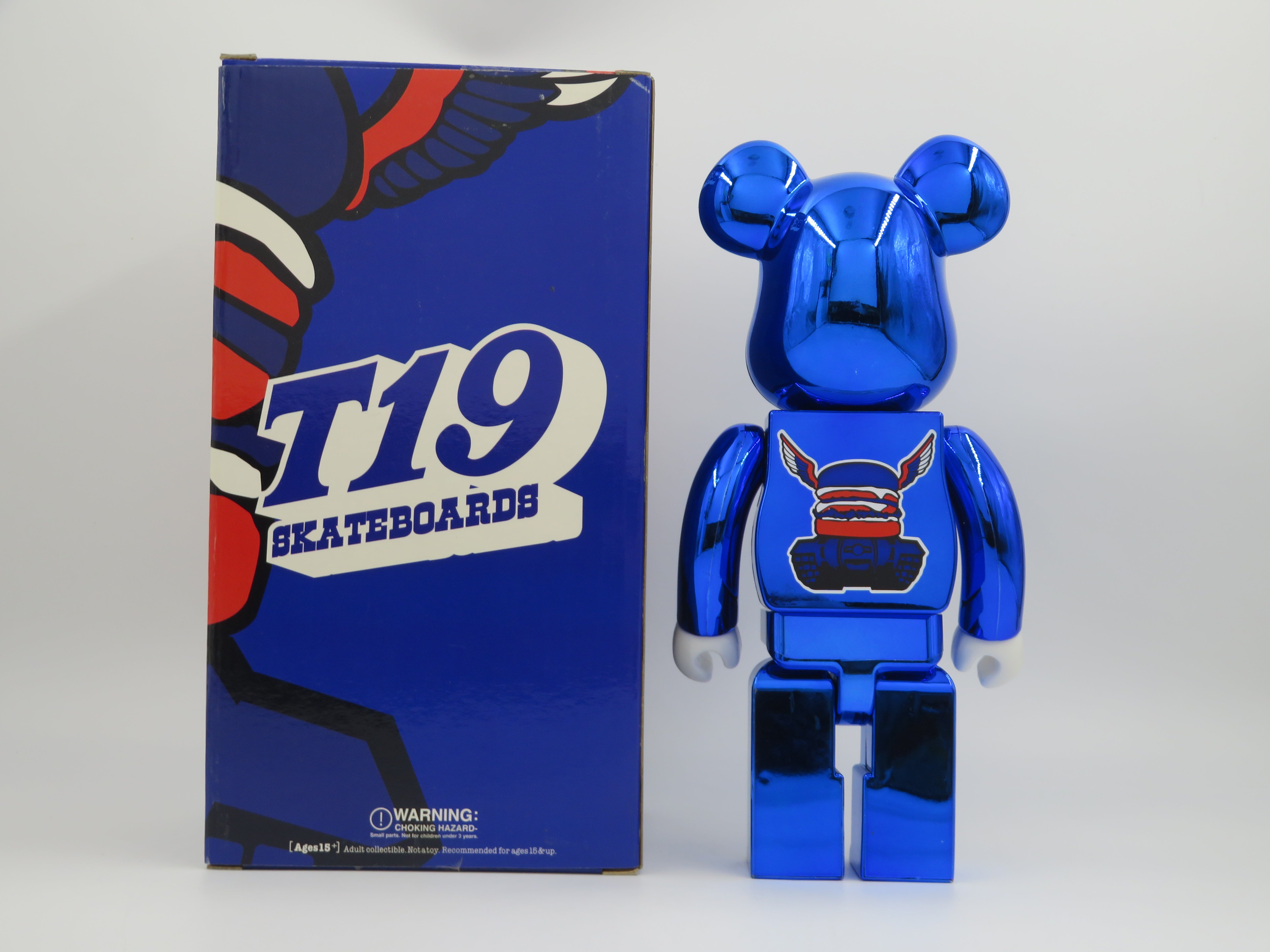 BEARBRICK T19 Skateboards 400% Figure - Medicom Toy (2009) Be@rbrick Art Toy