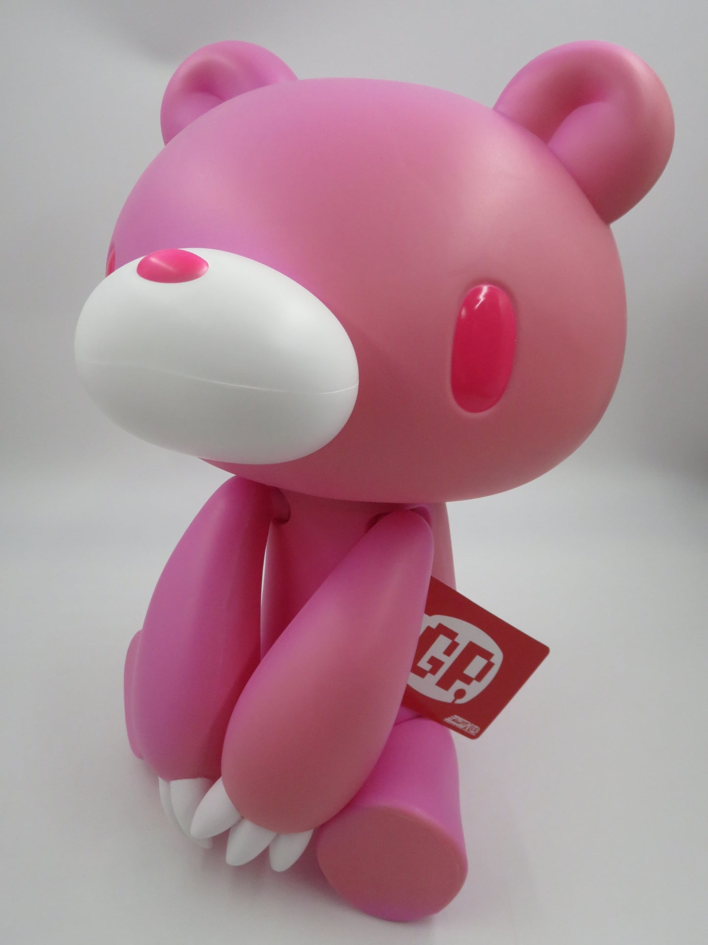 GLOOMY BEAR "Pink" 16" Jumbo Figure - Taito/Mori Chack (2008) Hard Plastic Japanese Designer Art Toy