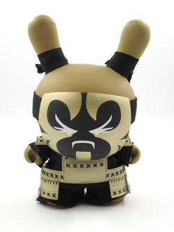 HUCK GEE Gold Life "Kabuki" Dunny - Kidrobot (2012) Designer Art Toy