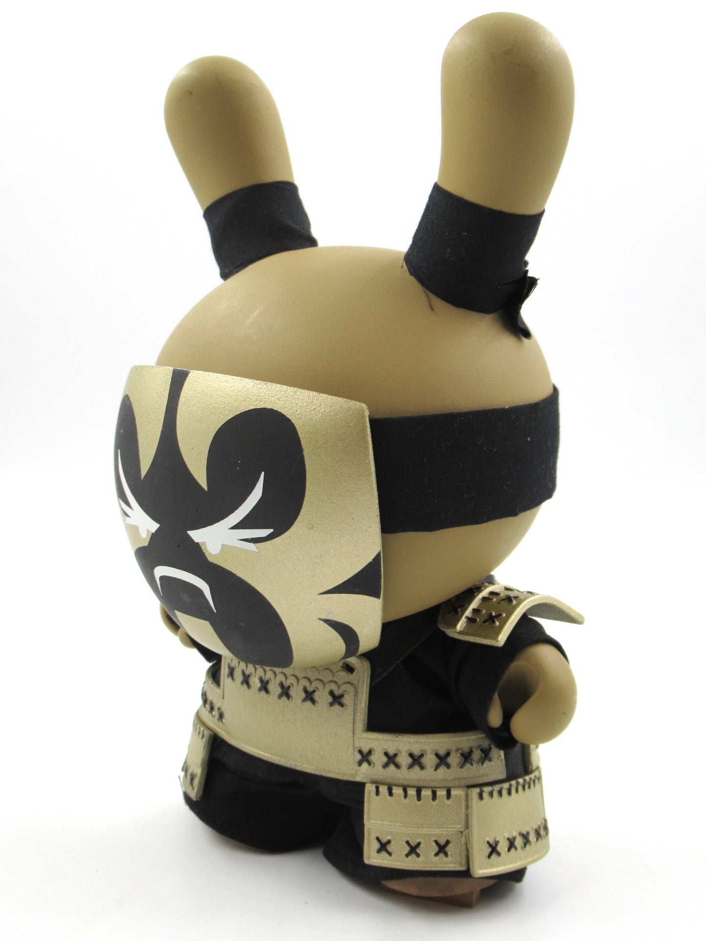 HUCK GEE Gold Life "Kabuki" Dunny - Kidrobot (2012) Designer Art Toy