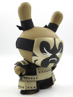 HUCK GEE Gold Life "Kabuki" Dunny - Kidrobot (2012) Designer Art Toy