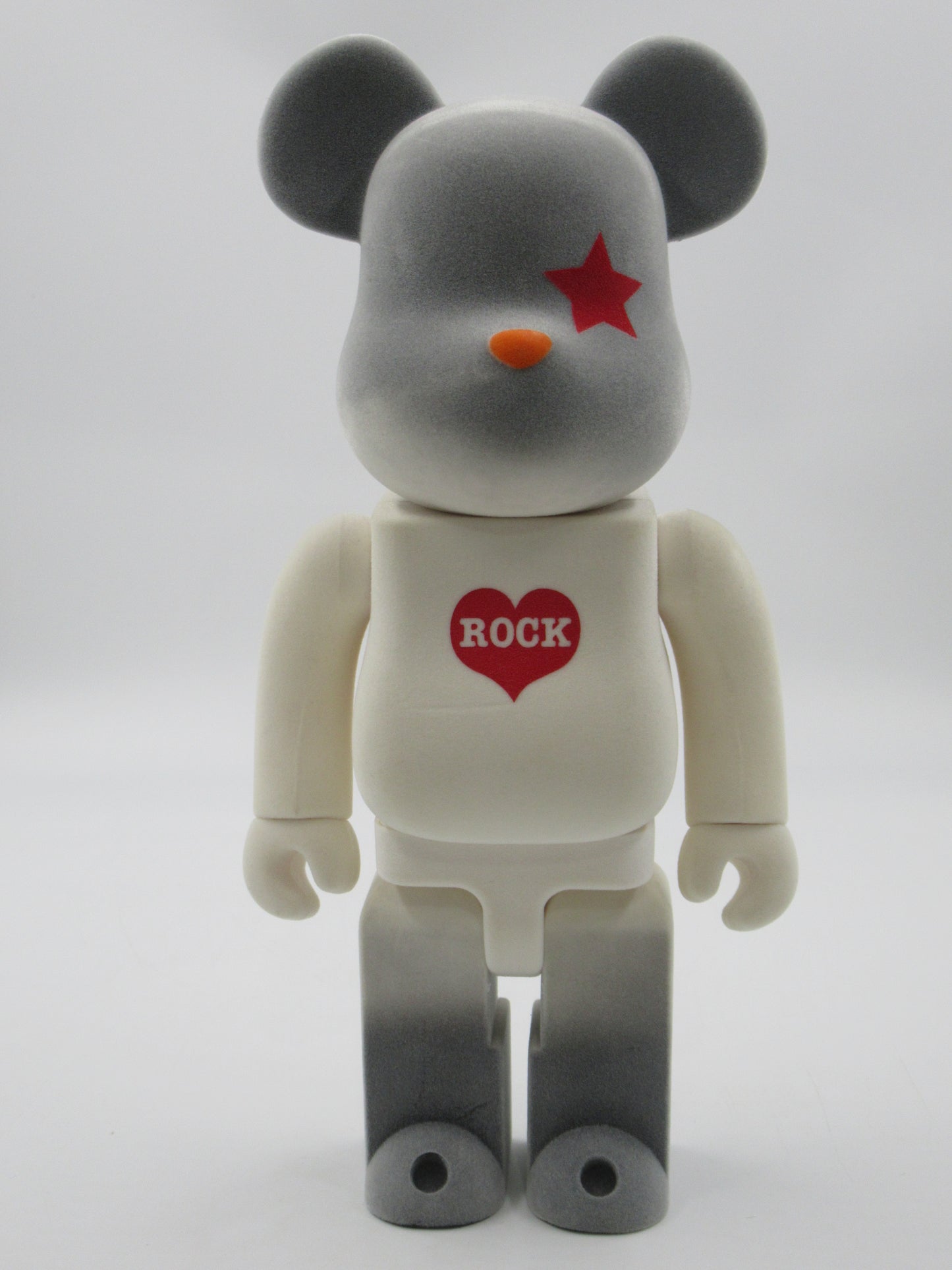 BEARBRICK Rock Flocked 400% Figure - Medicom Toy (2007) G1950 Be@rbrick Art Toy