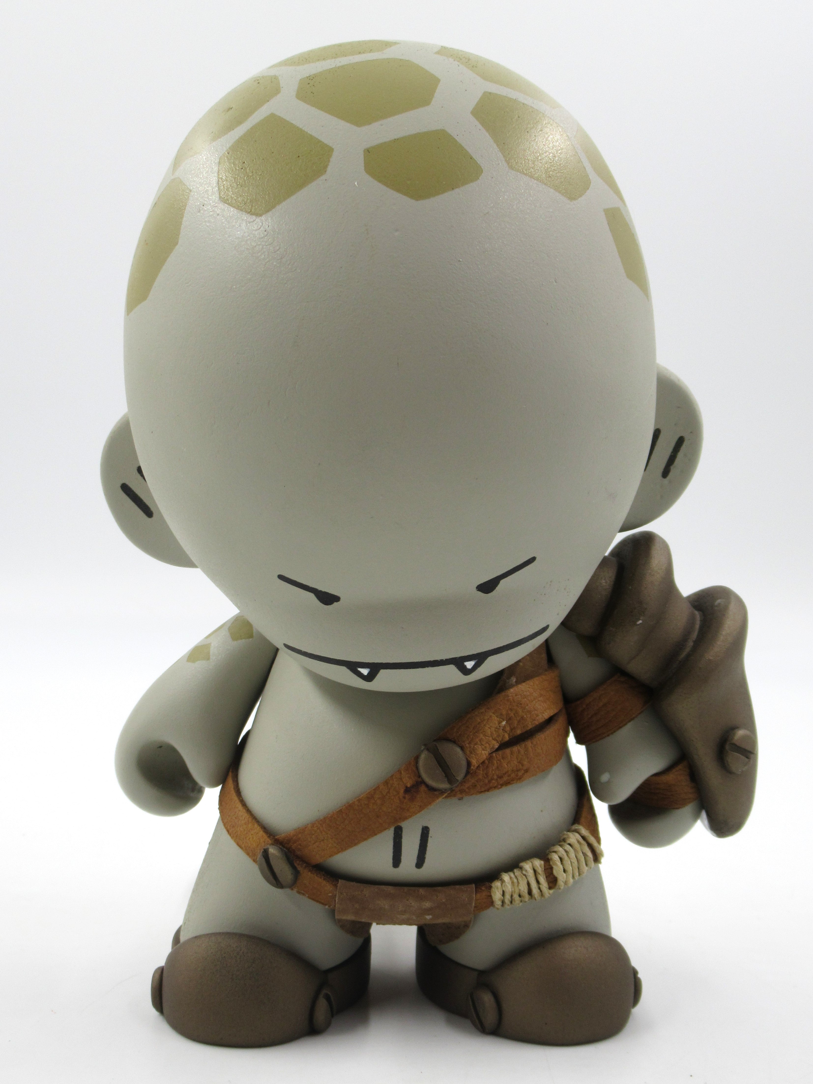 HUCK GEE Pit Fighter Nibble Munny - Kidrobot (2010) Artist Signed Designer Toy