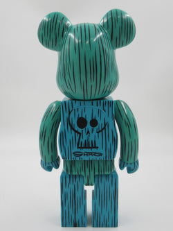 BEARBRICK BWWT Shag 400% Figure - Medicom Toy (2007) Be@rbrick Blue Art Toy