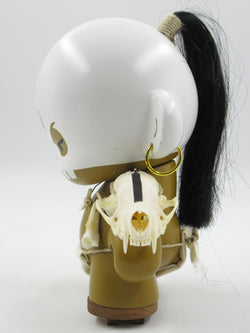 HUCK GEE Skull Huntress 8" Munny - Kidrobot (2008) Artist Signed Designer Art Toy