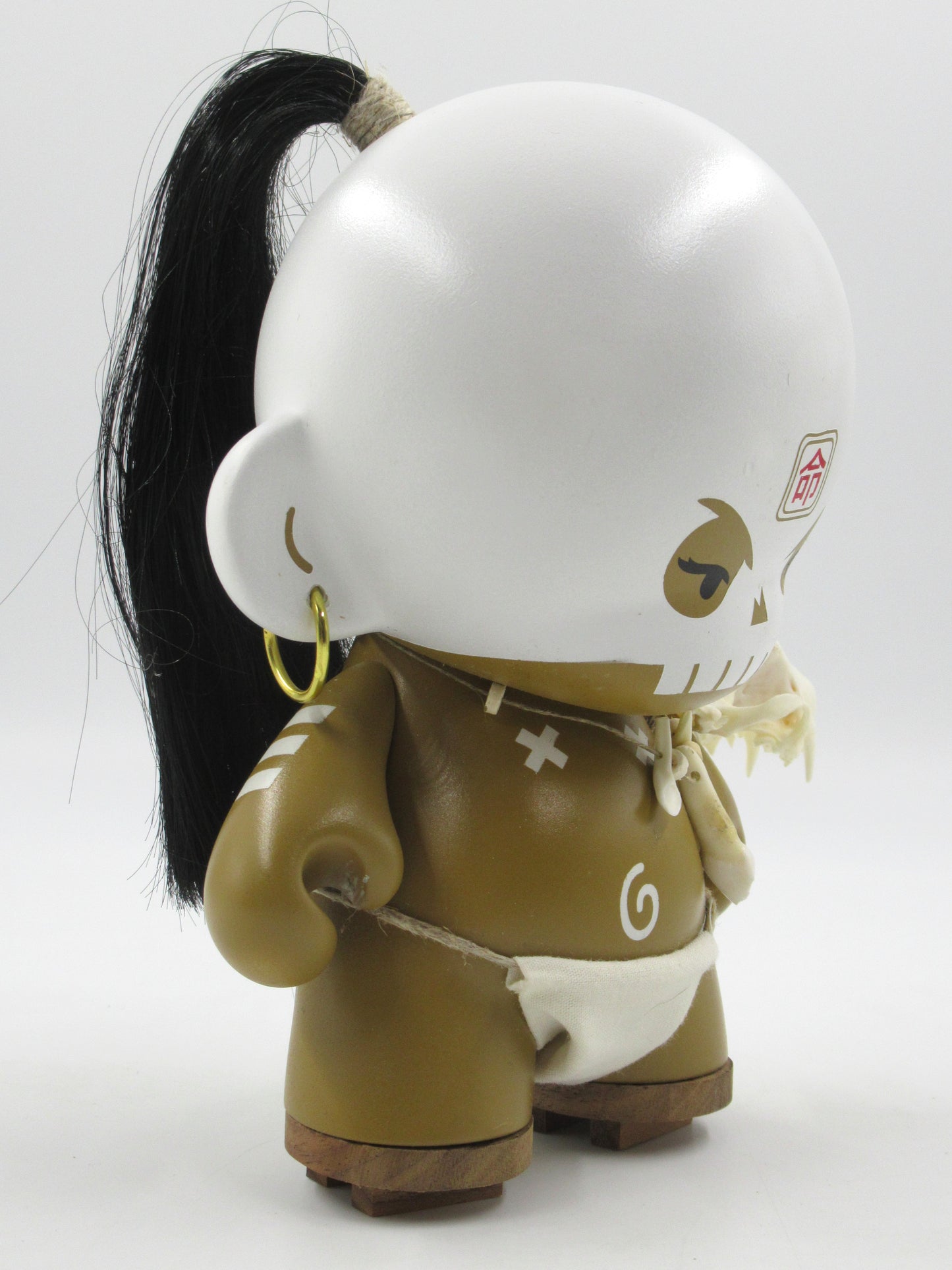 HUCK GEE Skull Huntress 8" Munny - Kidrobot (2008) Artist Signed Designer Art Toy