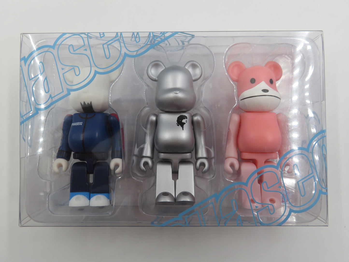 BEARBRICK Phase0.2 x Motclub903 400% & 100% Figure Set - Medicom Toy (2002) Be@rbrick Designer Art Toy