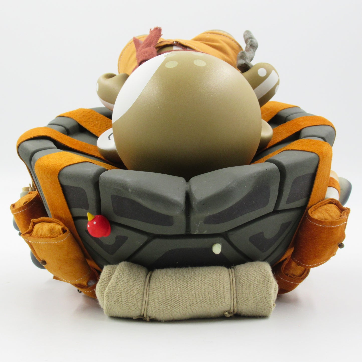 HUCK GEE Turtlebacked Cluttermonk 8" Munny - Kidrobot (2012) Artist Signed Designer Art Toy