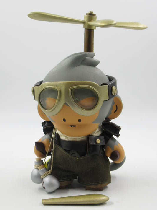 HUCK GEE Hotaru Copter Squad Boy Munny - Kidrobot (2012) Artist Signed Designer Art Toy