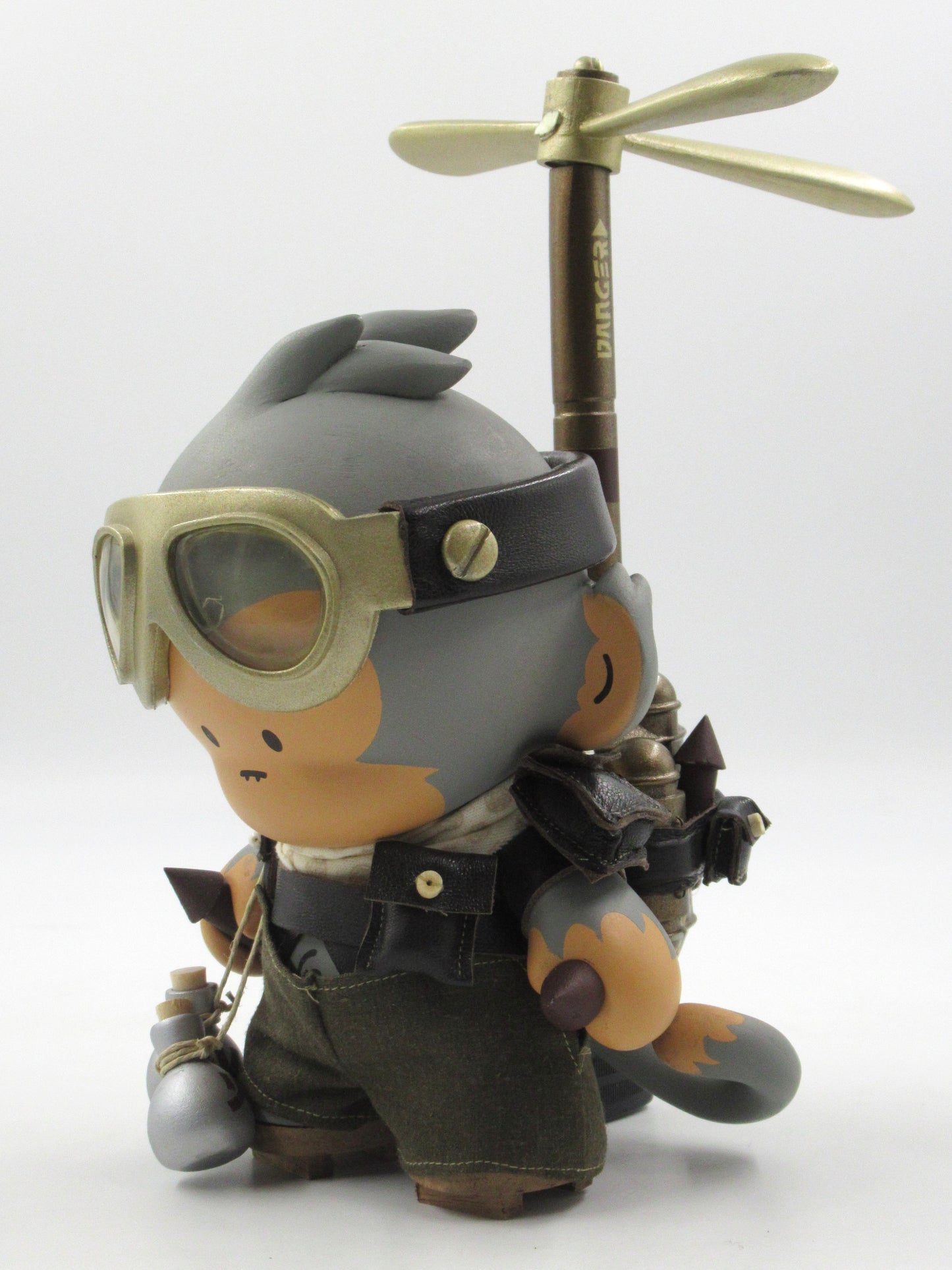 HUCK GEE Hotaru Copter Squad Boy Munny - Kidrobot (2012) Artist Signed Designer Art Toy