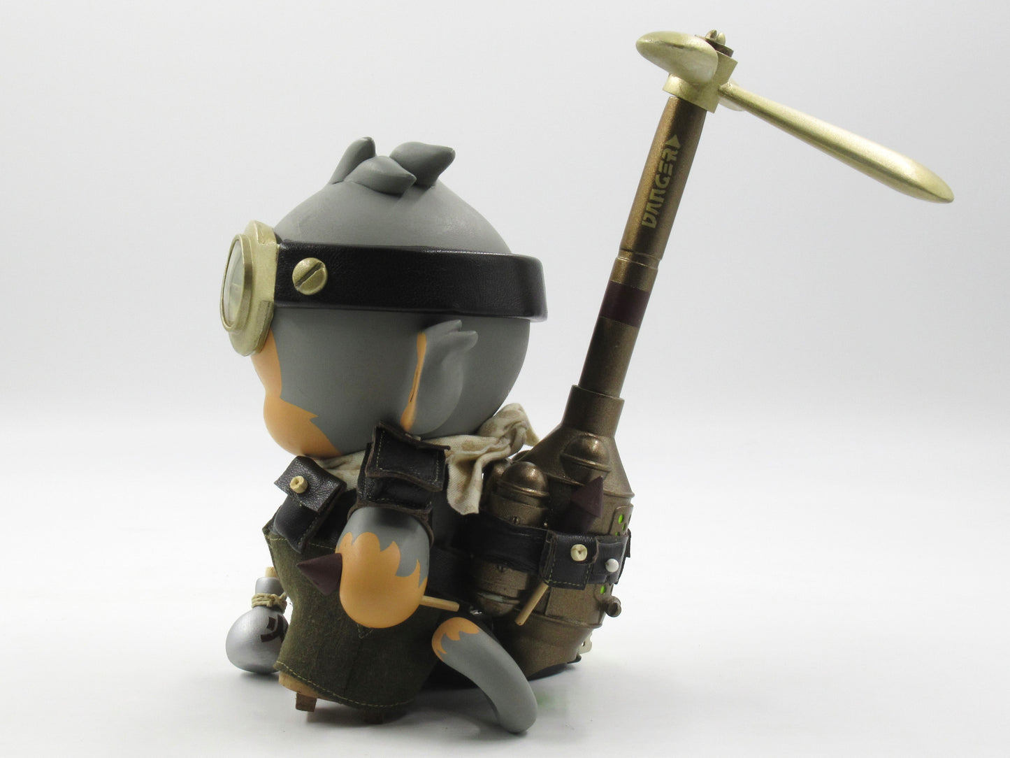 HUCK GEE Hotaru Copter Squad Boy Munny - Kidrobot (2012) Artist Signed Designer Art Toy