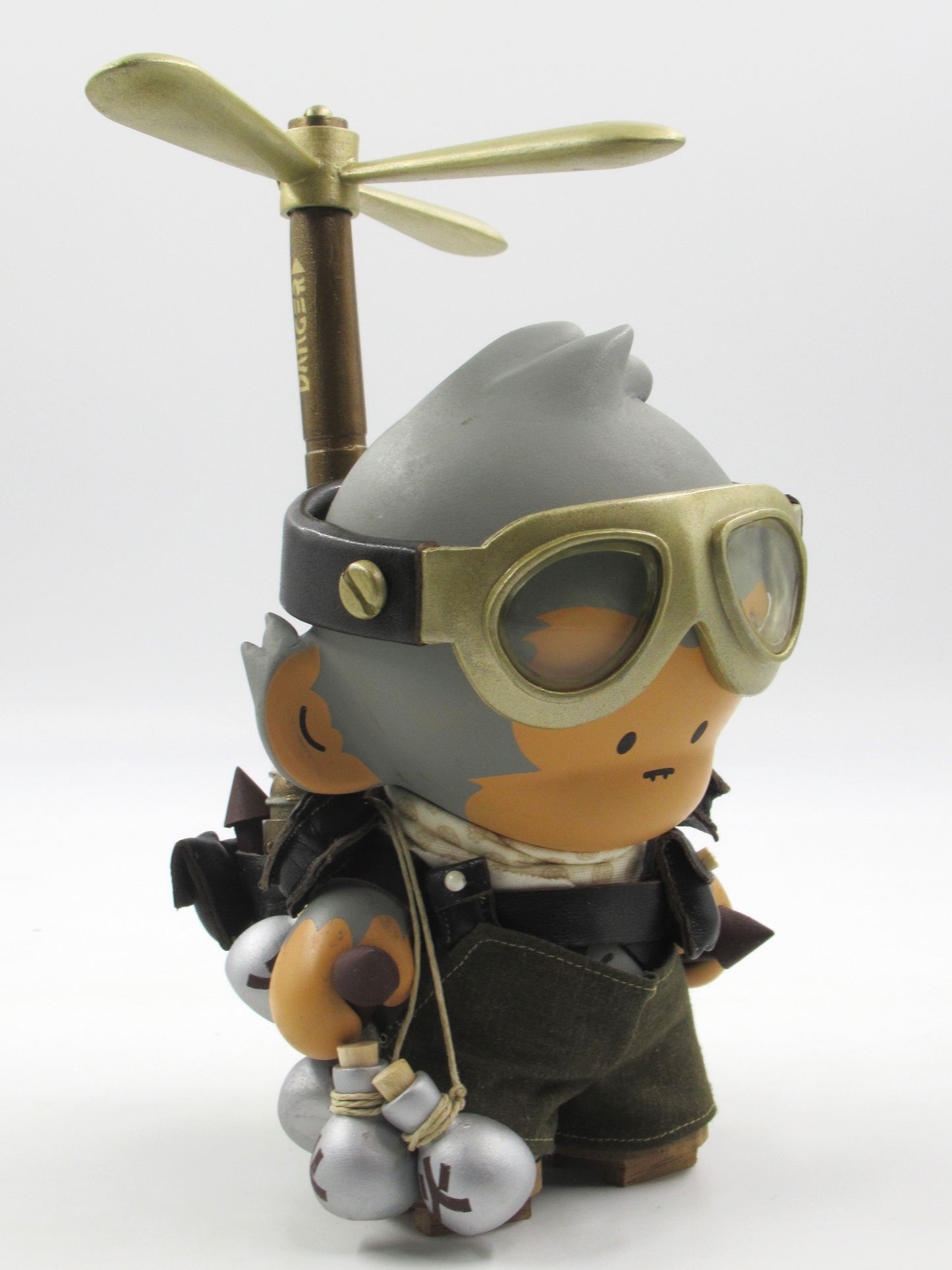 HUCK GEE Hotaru Copter Squad Boy Munny - Kidrobot (2012) Artist Signed Designer Art Toy