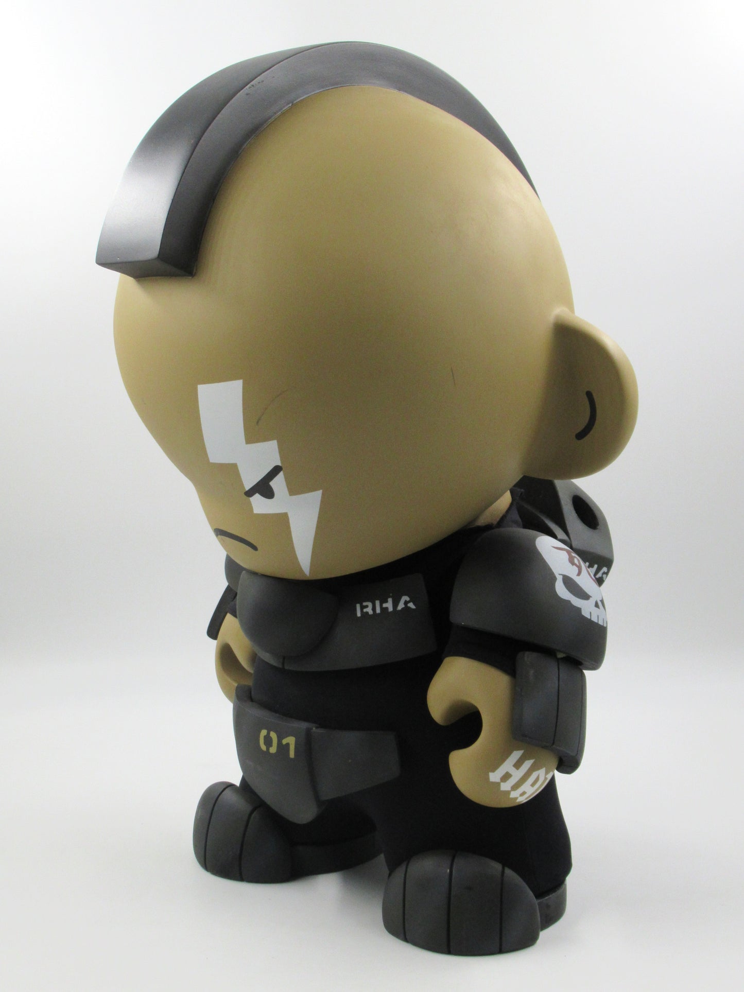 HUCK GEE Corporal R.H. "Thundersticks" Anson 20" Mega Munny - Kidrobot (2012) Designer Art Toy