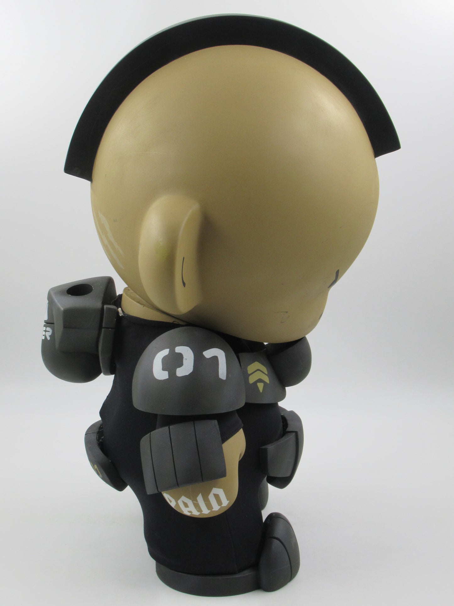 HUCK GEE Corporal R.H. "Thundersticks" Anson 20" Mega Munny - Kidrobot (2012) Designer Art Toy