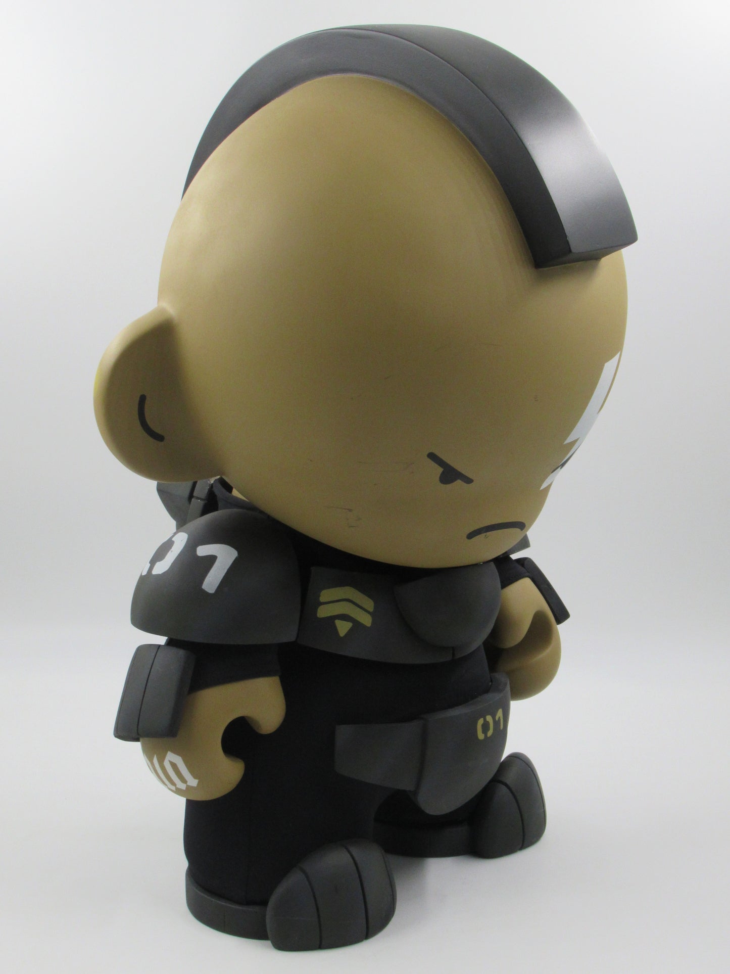 HUCK GEE Corporal R.H. "Thundersticks" Anson 20" Mega Munny - Kidrobot (2012) Designer Art Toy