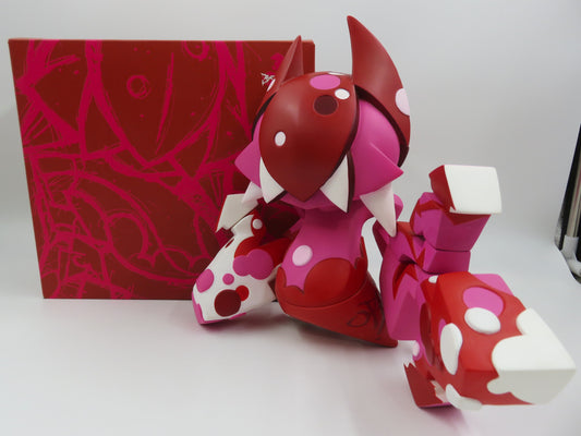 MIST Orus Pink/Red 12" Vinyl Figure - BonusToyz (2006) ArtToyz Original Designer Toy