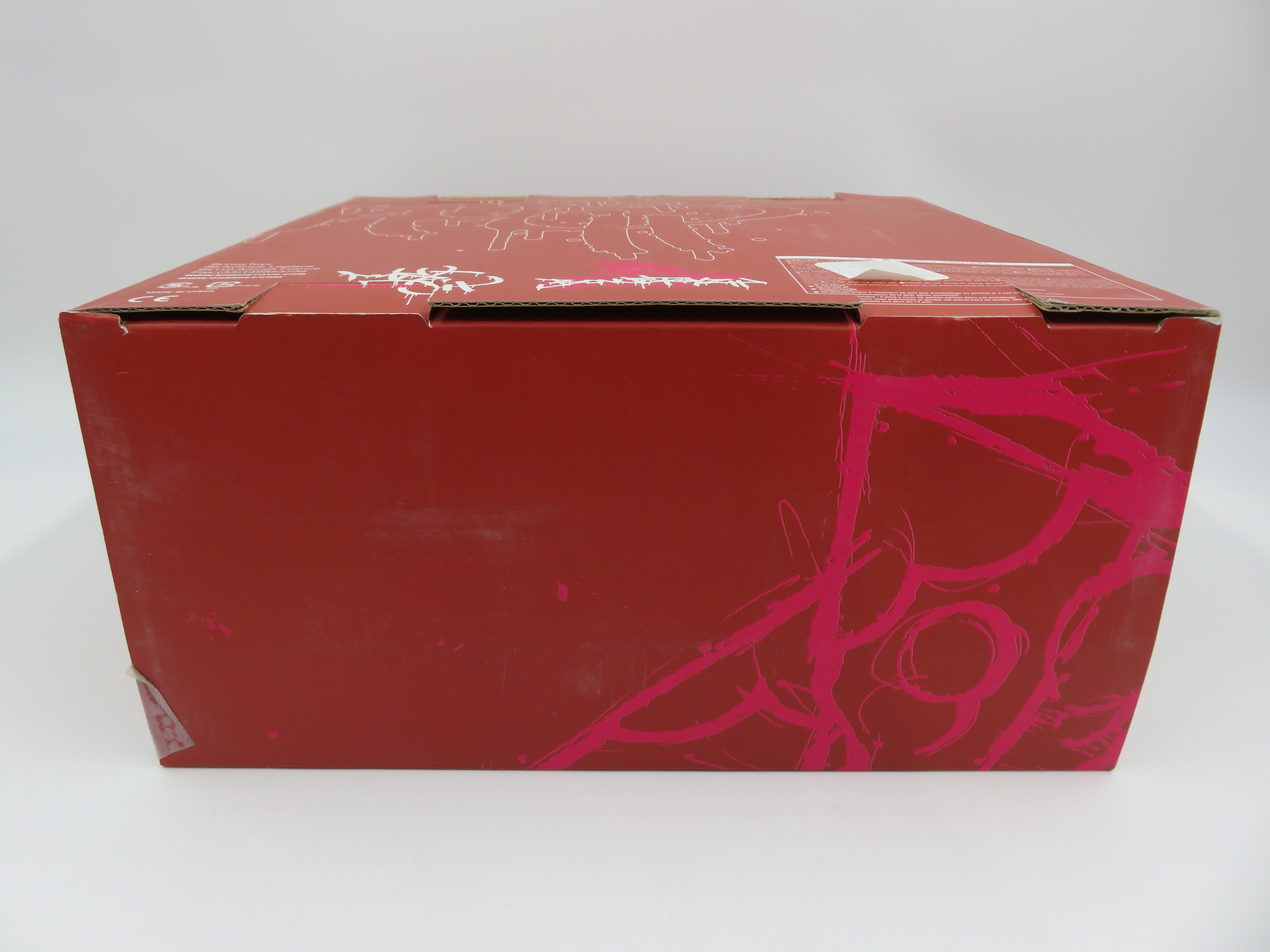 MIST Orus Pink/Red 12" Vinyl Figure - BonusToyz (2006) ArtToyz Original Designer Toy