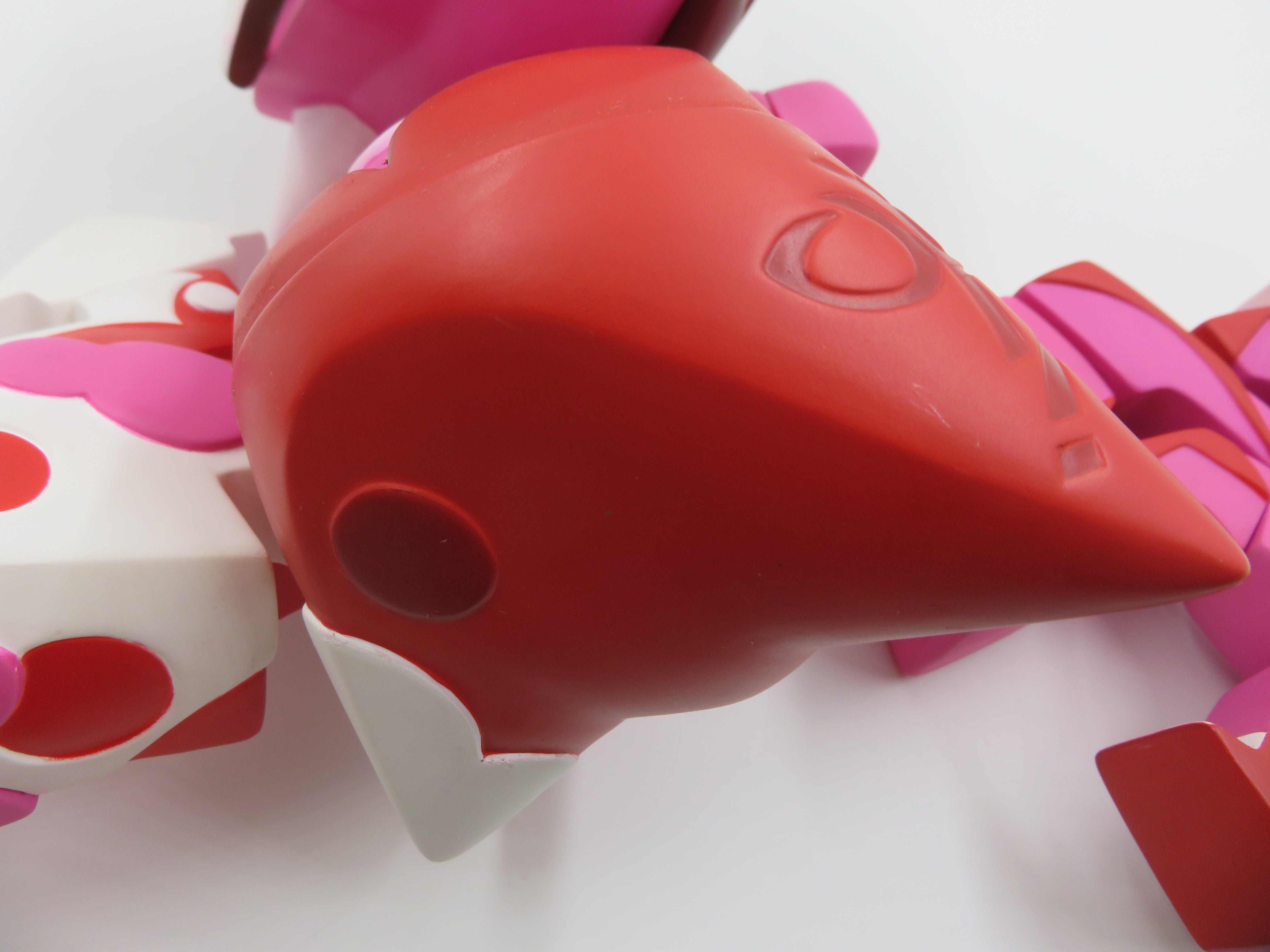 MIST Orus Pink/Red 12" Vinyl Figure - BonusToyz (2006) ArtToyz Original Designer Toy