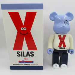 BEARBRICK Silas X 400% - Medicom Toy (2008) Be@rbrick Flocked Art Toy