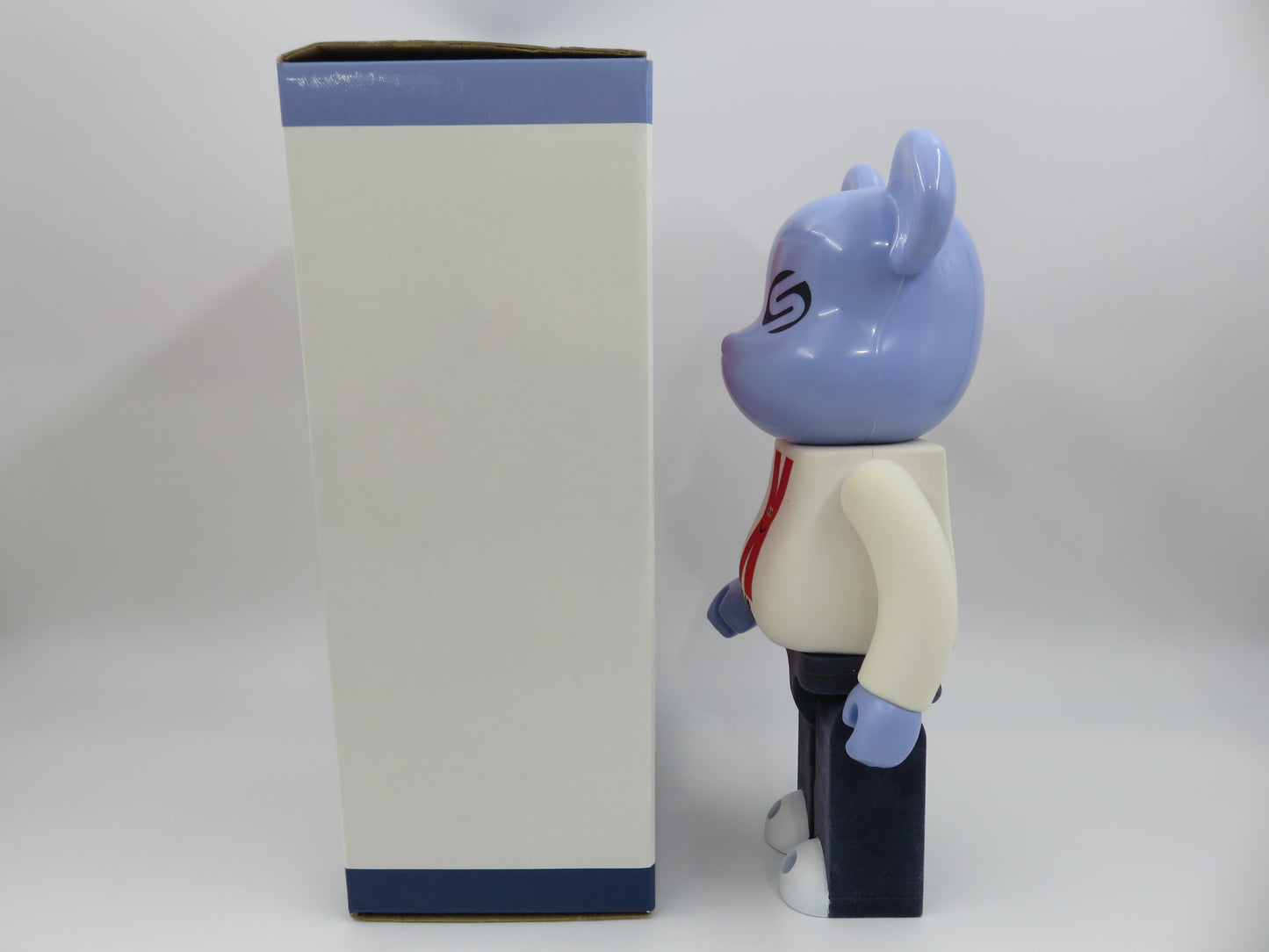 BEARBRICK Silas X 400% - Medicom Toy (2008) Be@rbrick Flocked Art Toy