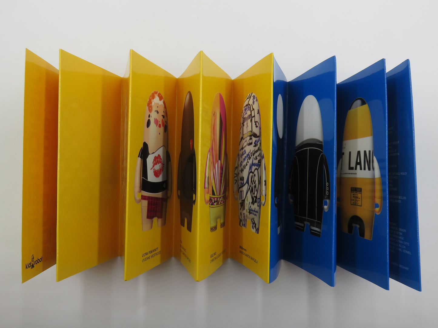 VISIONAIRE Issue 45 Yellow Version - Kidrobot (2005) LE #3861 Designer Art Figure Set