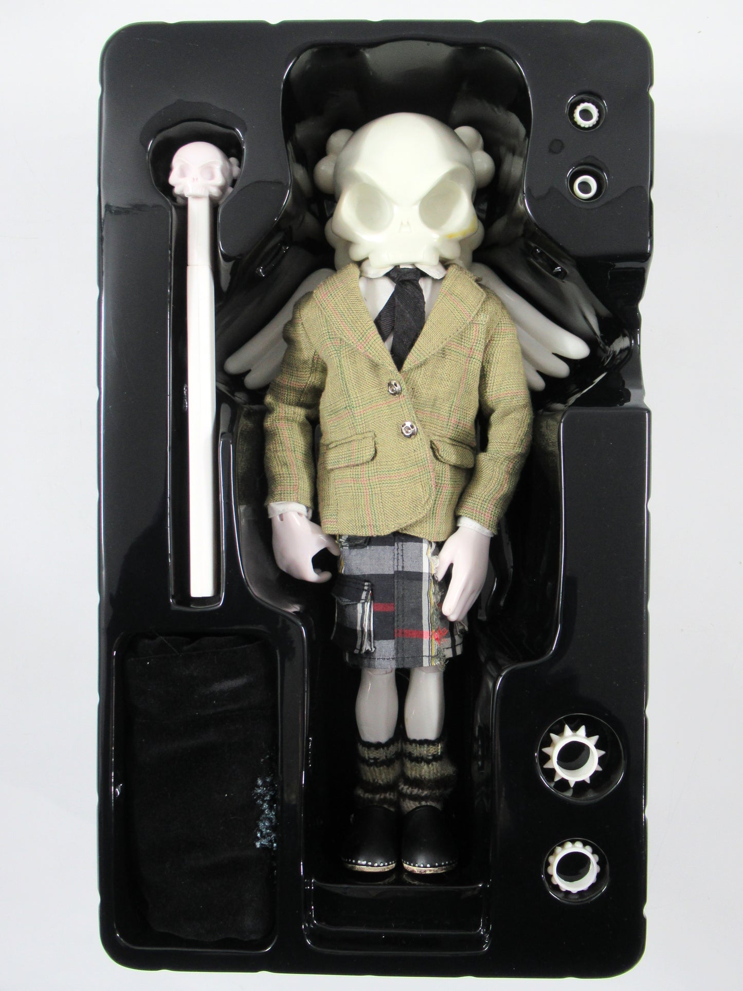 HUCK GEE x DRIES VAN NOTEN Skullhead Figure - Kidrobot (2005) Limited Edition Designer Art Toy