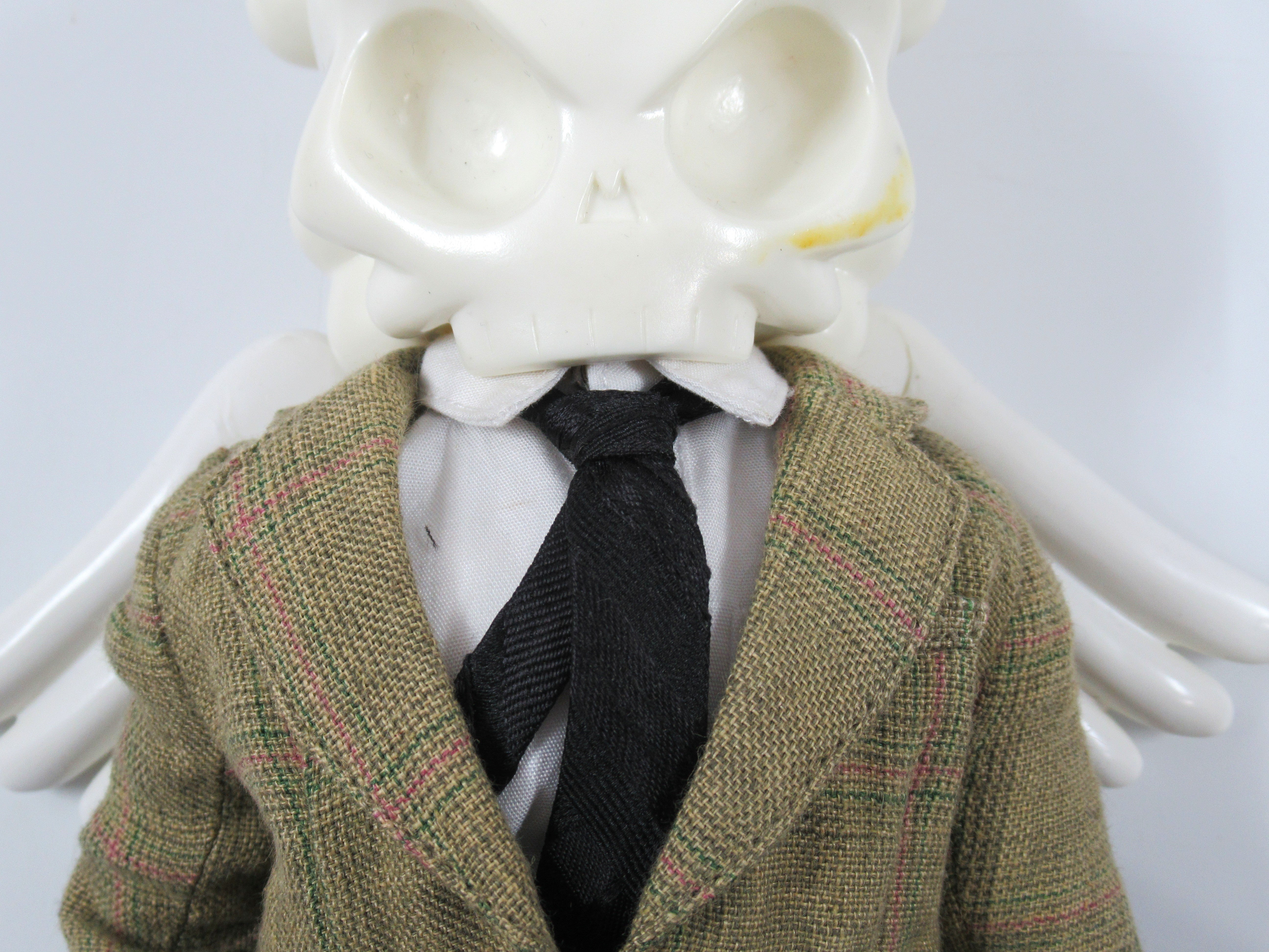 HUCK GEE x DRIES VAN NOTEN Skullhead Figure - Kidrobot (2005) Limited Edition Designer Art Toy