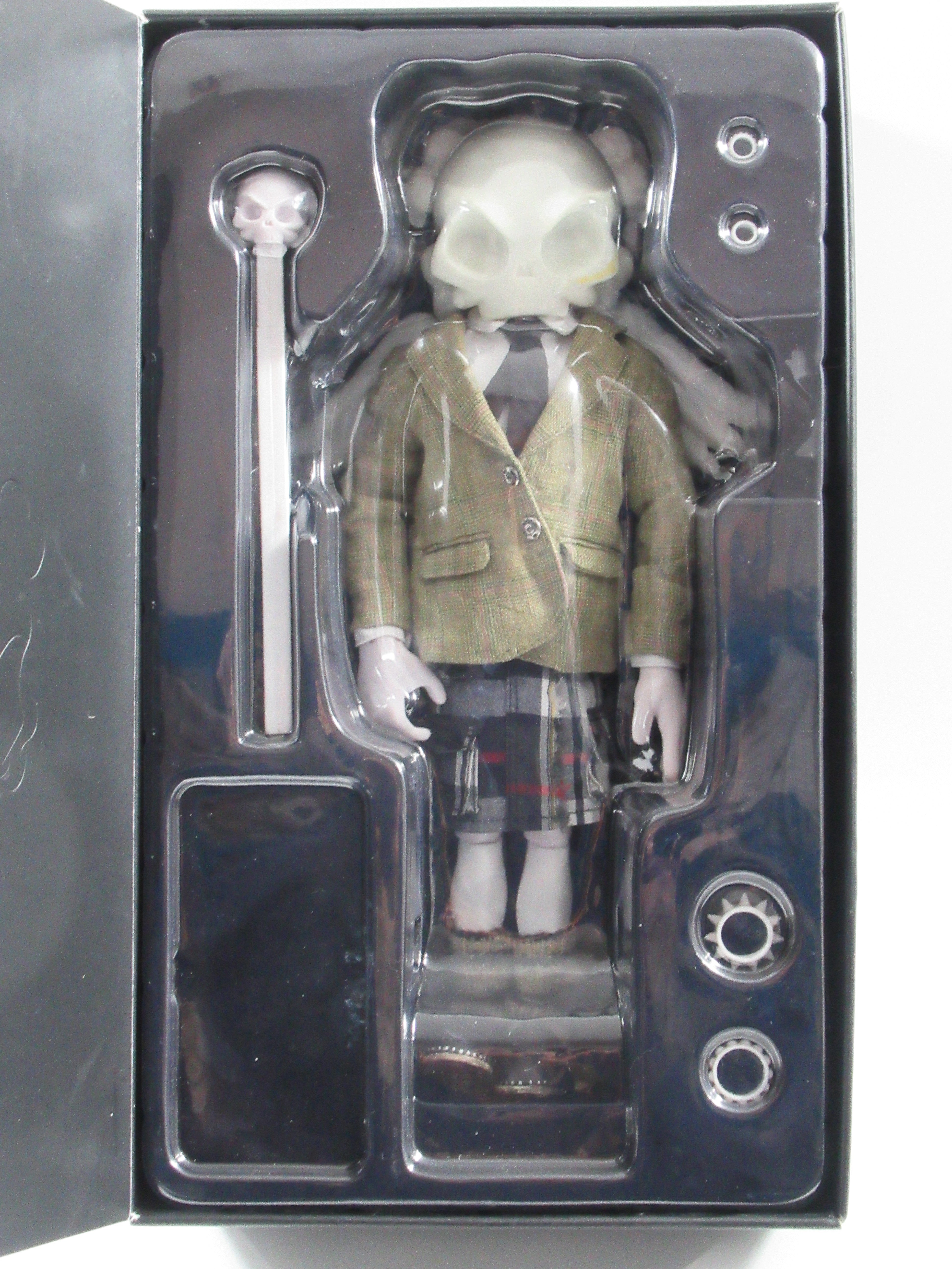 HUCK GEE x DRIES VAN NOTEN Skullhead Figure - Kidrobot (2005) Limited Edition Designer Art Toy